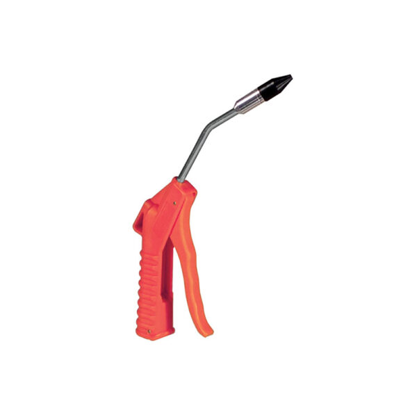 Astro Pneumatic Orange with 1/2'' Removable Rubber Tip 1718 Deluxe 4'' Air Blow Gun