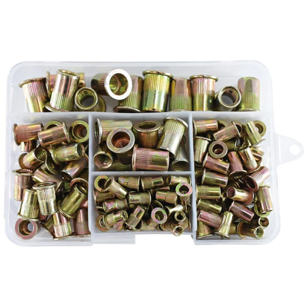 Astro Pneumatic 120PC RN120 Steel Riven SAE Nut Assortment
